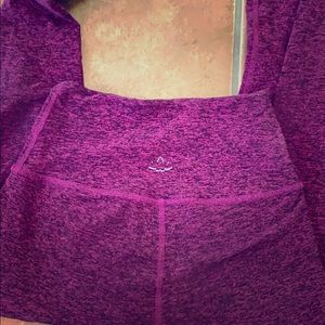 Beyond Yoga Pink Space Dye High Rise Legging Small